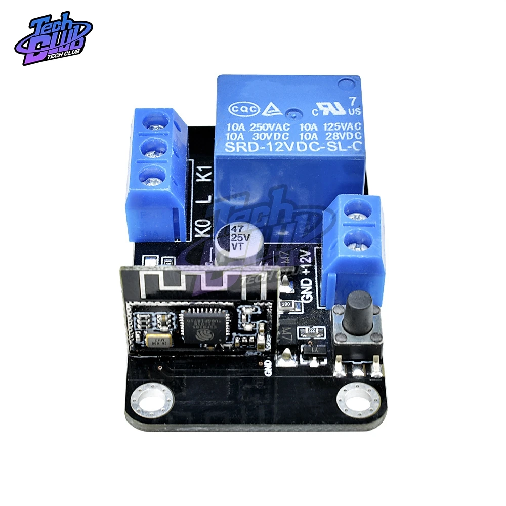 12 В постоянного тока ESP8285 Wi Fi реле беспроводное таймер задержки умный