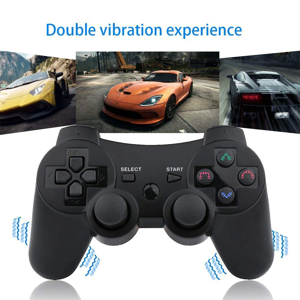 Совместимый Ps3 Геймпад контроллер bluetooth-джойстик vibrador SIXAXIS Совместимость con Playstation 3 беспроводной геймпад ps3/Win10