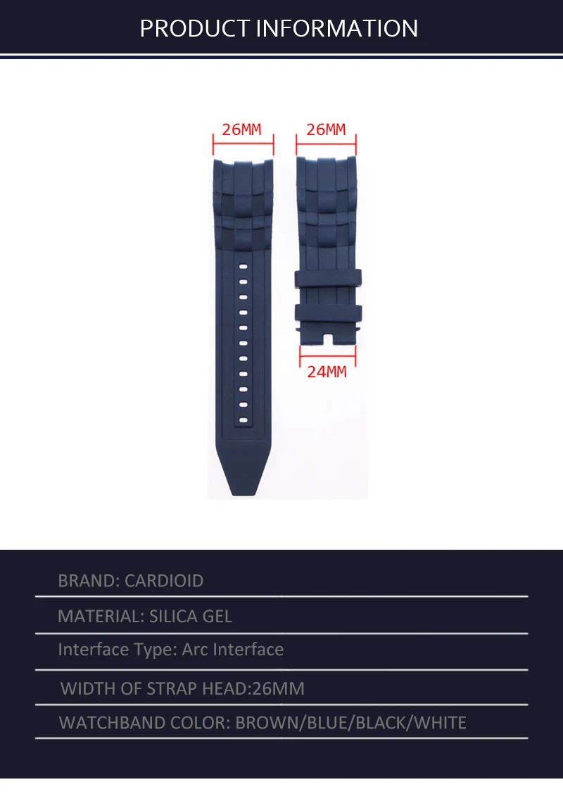 26 мм силиконовый ремешок для часов для Invicta Pro Diver SCUBA Speedway disney limited edition Микки Маус NFL ремешок для часов браслет ремень