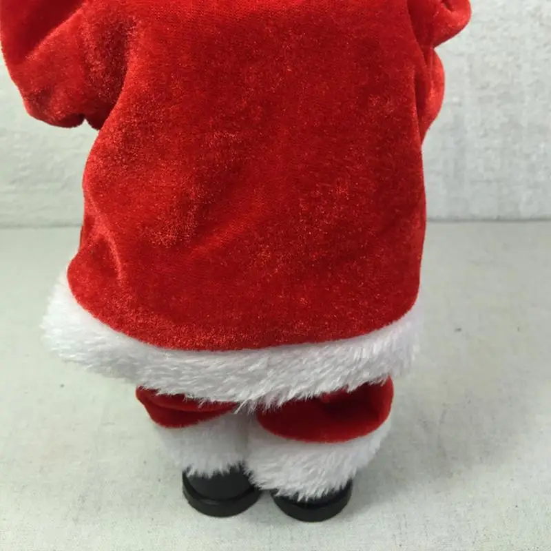 Креативная Рождественская Поющая электрическая милая кукла, украшение для дома, детская игрушка, прозрачная текстура, крепкая, прочная