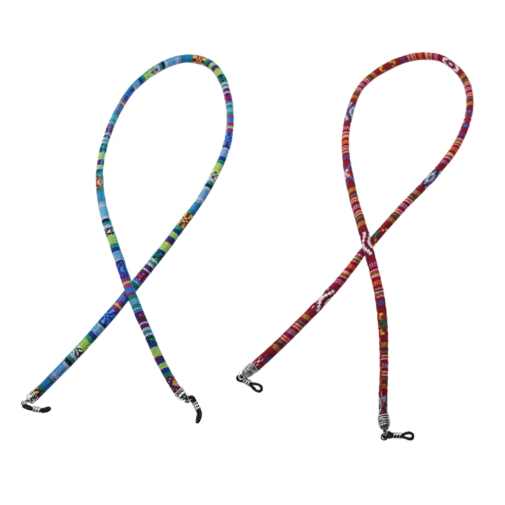 2x Sports Outdoor Travel Sunglasses Neck Cord Strap Eyeglasses Glasses Strings Lanyards Holder Retainers for Adults Kids