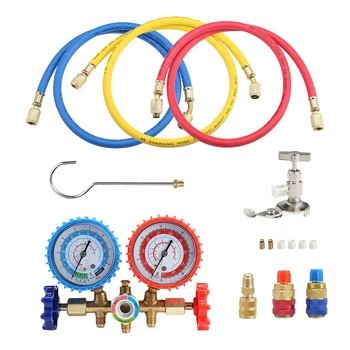 

CT - 536A Refrigerant Manifold Gauge Set for Air Conditioning Refrigerator Freon Measuring Meter