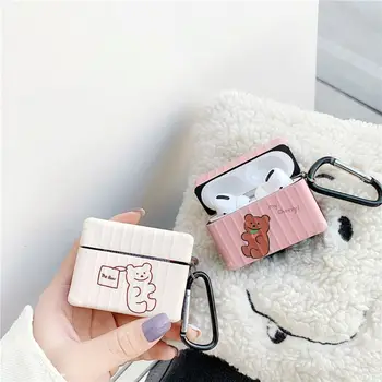 

Silicone Case Little Bear Suitcase for Airpods Pro TWS Bluetooth Earphone
