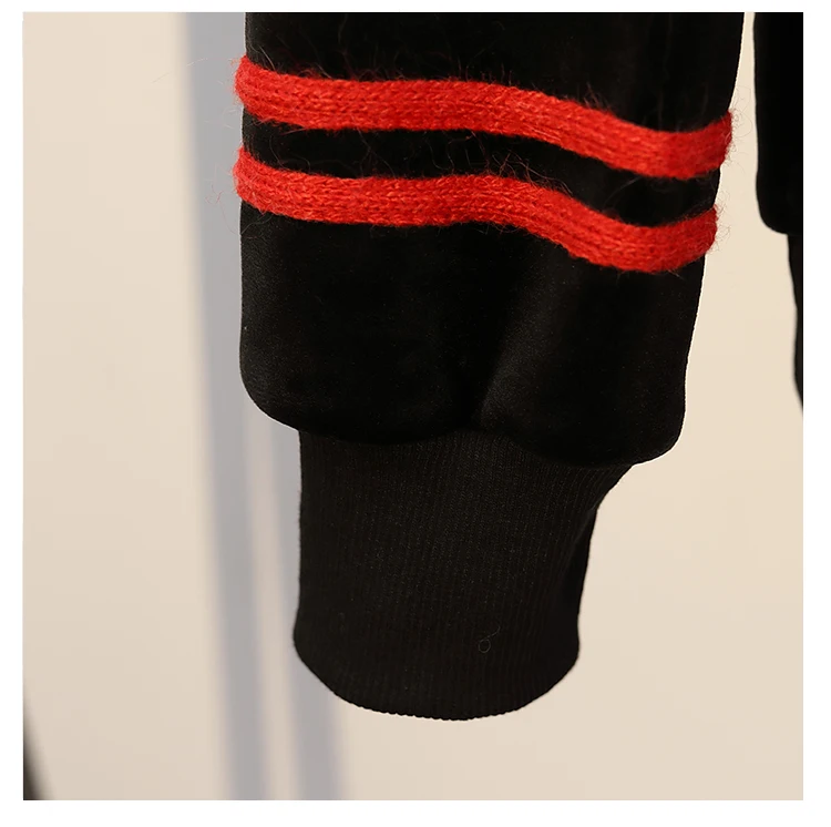 Большой размера плюс XL-5XLTracksuit, Женский комплект из двух предметов, толстовки, топ, штаны, одежда, теплый зимний бархатный утепленный спортивный комплект