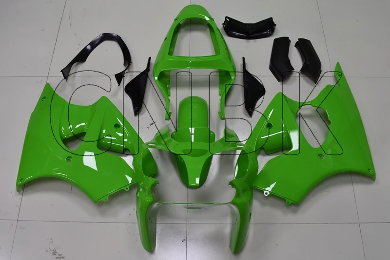 Для Kawasaki ZX6r 2001 Обтекатели ZX6r 636 02 зеленый мотоцикл обтекатель ниндзя ZX-6r 2000-2002 комплекты обтекателей
