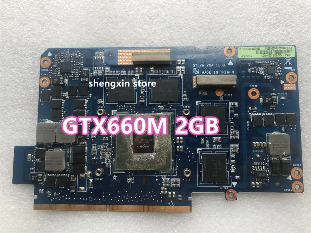 Для ASUS G75VW G75 G75V 75VW 2GB GTX660M GTX 660M VGA Графический тест видеокарты