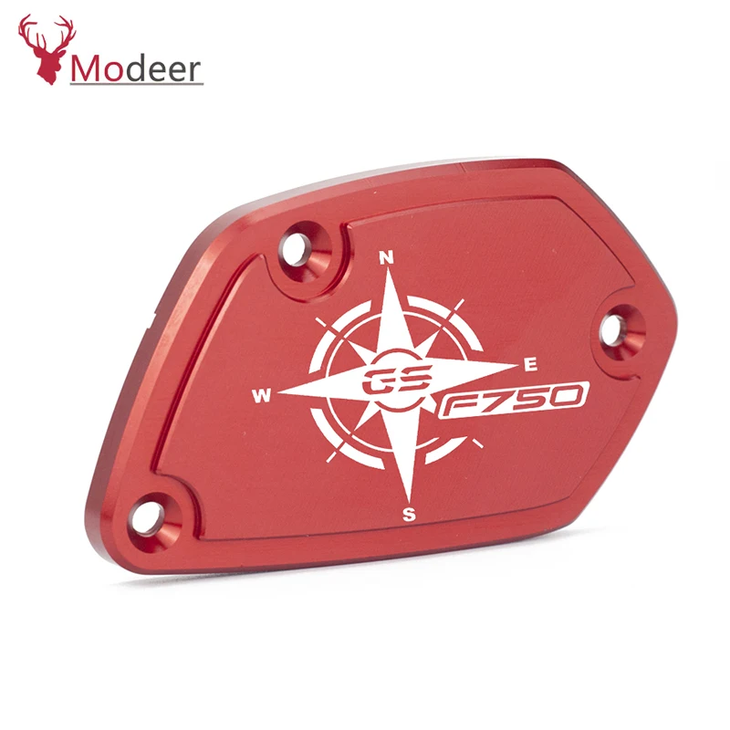 

MOTO CNC Aluminum Brake Fluid Reservoir Tank Cap Cover Brakes Caps For BMW F 750 GS F750GS F 750GS 2018-2019 Motorbike Parts