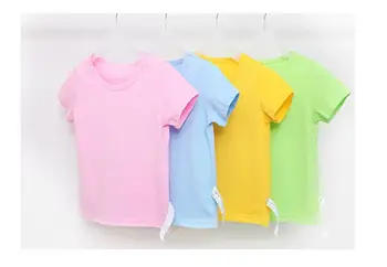 

Kids Tops Baby Boys girls Cotton Short Sleeve t-shirt Tees girls Children Casual candy color clothes baby boys girls tees 4018