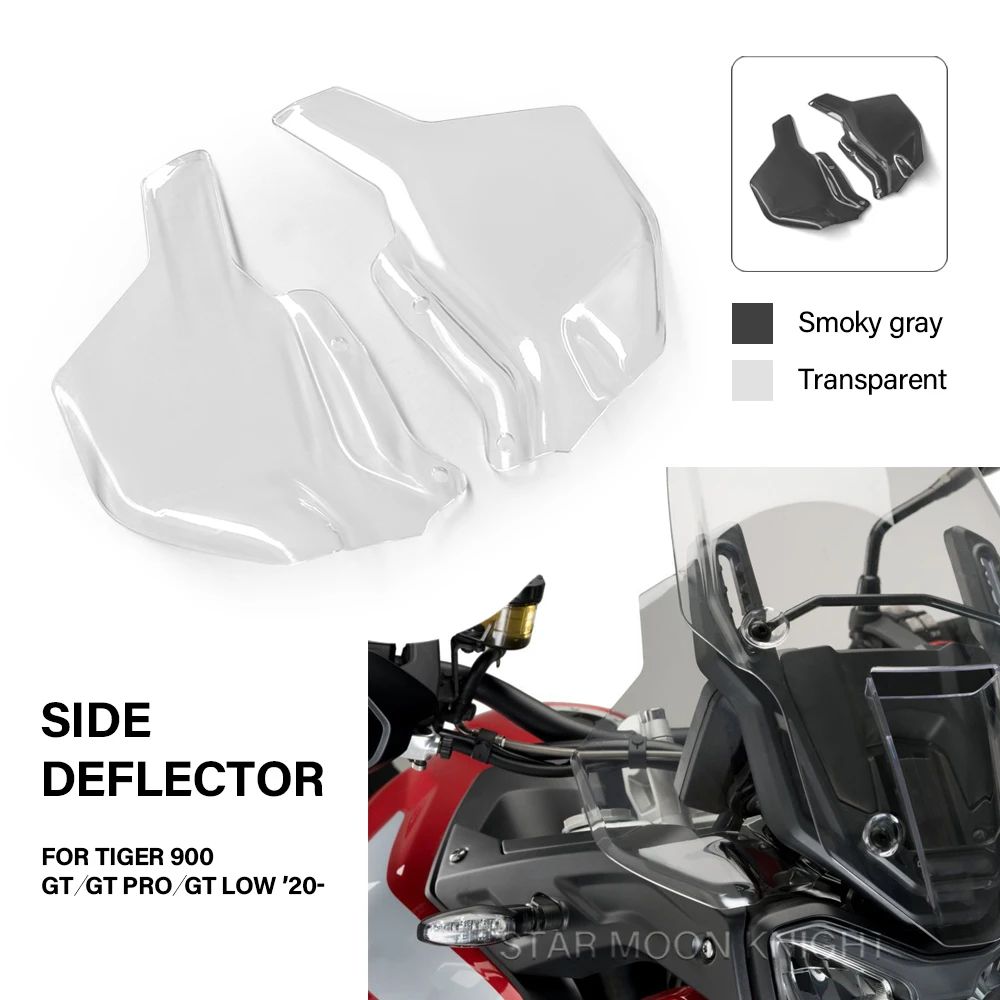 

For TIGER 900 For Tiger900 GT PRO LOW 2020 2021 - Motorcycle Side Deflector Windshield Windscreen Knee pads Wind Upper Deflector