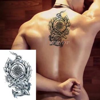 

Waterproof Temporary Tattoo Sticker Joker Skull Letter Big Size Body Art Flash Tatoo Fake Tatto Stickers for Girl Men Women