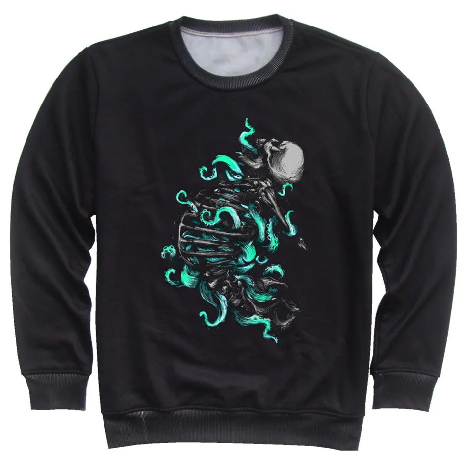 От 4 до 13 лет; модные пуловеры для мальчиков и девочек; детские черные толстовки с забавным принтом «UFO Star Universe Moon Tiger»; детские толстовки с объемным рисунком - Цвет: picture show B-527