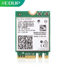 EDUP 3000 Мбит/с Intel AX210 WiFi 6E карта PCIE Bluetooth 5,2 двухдиапазонный 2,4G/5 ГГц беспроводной сетевой адаптер Wi-Fi приемник для ноутбука