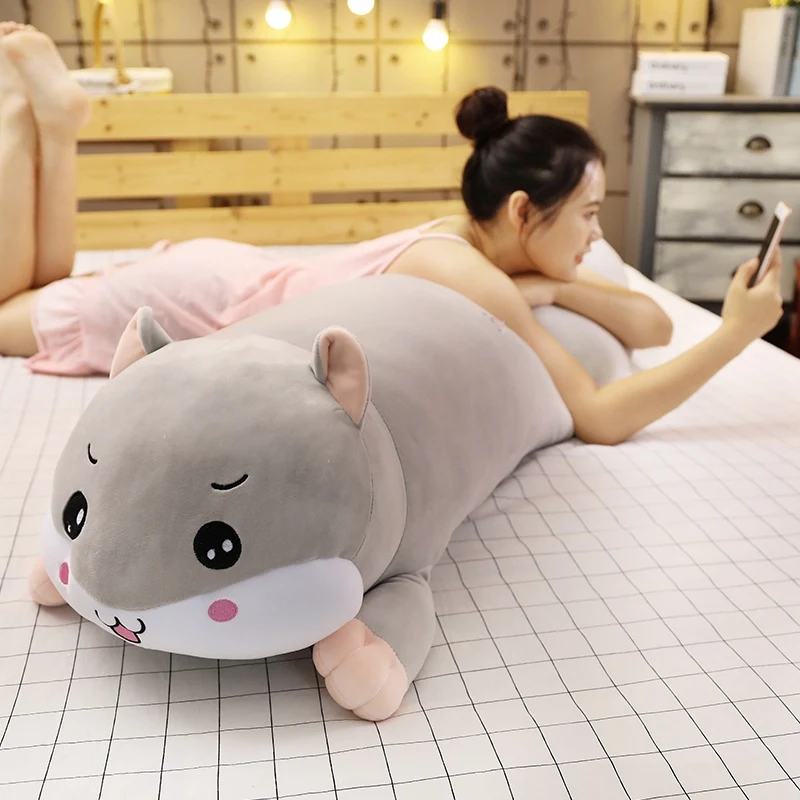 1pcs Hamster Toy Stuffing Mouse Pet Doll Plush Toy Baby Kid Appease Sleeping Pillow Doll Animal Soft Stuffed Toy Birthday Gifts