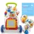 Многофункциональный Baby Walker Stand-to-Sit Тележка Высокое Качество Детский Подарок Для Малыша Обучение Ходить Музыка Фортепиано Телефон Рисунок Игрушка