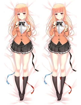 

Anime Ramen Daisuki Koizumi-san Dakimakura Cover Characters Jun Takahashi & Misa Nakamura Bolster Body Pillow Case