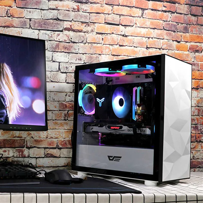 Чехол для компьютера DarkFlash DLM21 игровой чехол MicroATX ITX ПК USB 3 0 HD аудио настольного