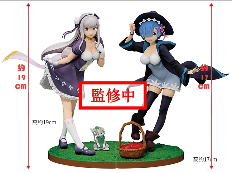 CMT Оригинальная фигурка Banpresto ICHBANSHO жизнь в другом мире от zero Emilia and Rem аниме фигурка игрушки фигурка