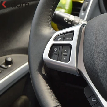 

For Suzuki Sx4 S-Cross Crossover 2014-2017 2018 2019 ABS Matte Car Steering Wheel Protective Cover Trim Sticker Car Accessories