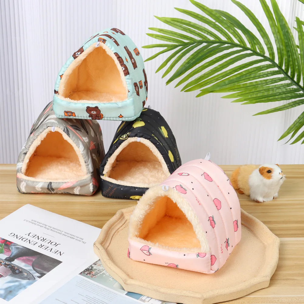 Soft Plush Small Animal Bed for Hamster Rabbit Squirrel