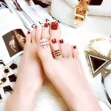 Конечный продукт Маникюр 24 штук в штучной упаковке поддельные ногти конечный продукт ногти сердце ногти маникюр патч J93