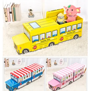 

Foldable Toy Storage Box Children Storage Box Creative Cartoon Storage Furniture Organizer Tool