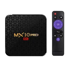 Mx10 Pro Smart Tv Box Android 9.0 Allwinner H6 Uhd 4K Media Player 6K Image Decoding 4Gb / 64Gb 2.4G Wifi 100M Lan Usb3.0 H.265