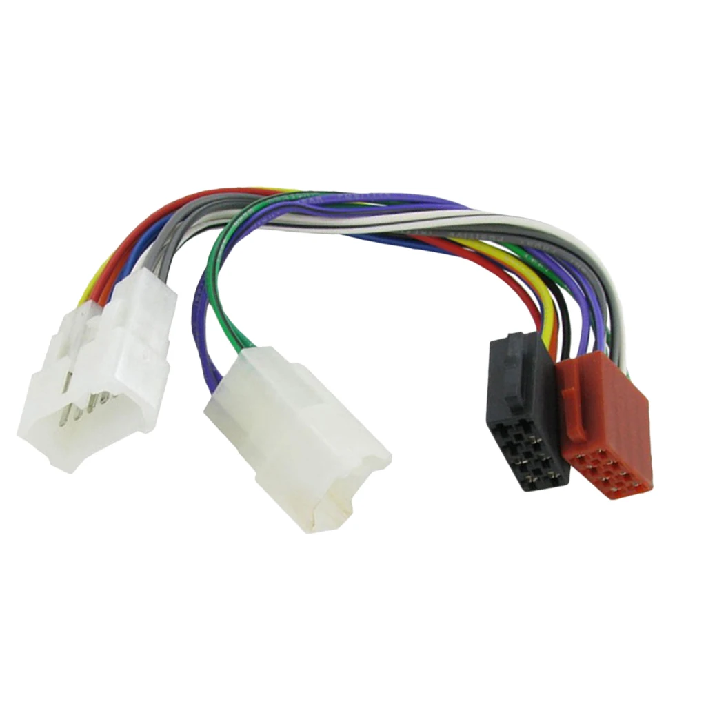 Wiring Lead Harness Adapter for Toyota ISO Stereo Male Plug Cable