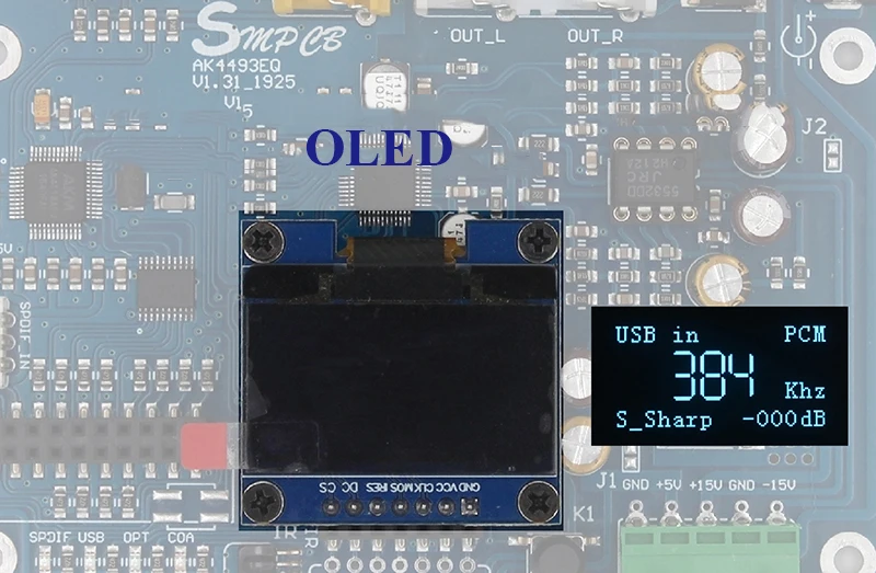 AK4493 EQ DAC DSD DOP коаксиальное оптоволокно SPDIF цифровой аудио декодер DAC поддержка платы IIS 384 кГц DSD512
