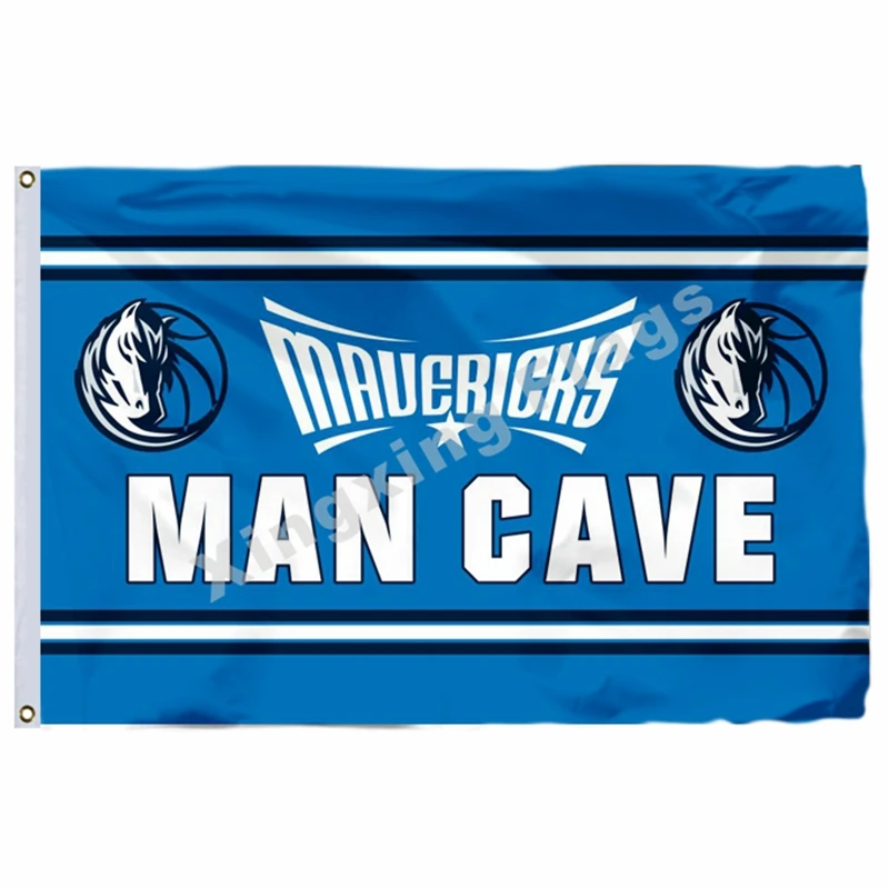 MAN CAVE Dallas Mavericks флаг 3ft X 5ft полиэстер Dallas Mavericks баннер Летающий Размер № 4 90X150 см пользовательский флаг - Цвет: MAN CAVE
