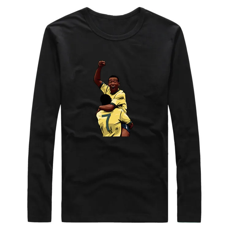 Летняя забавная футболка the best pele, футболка из хлопка, мужская повседневная футболка для бразильских фанатов, подарок 0715-2 - Цвет: 10