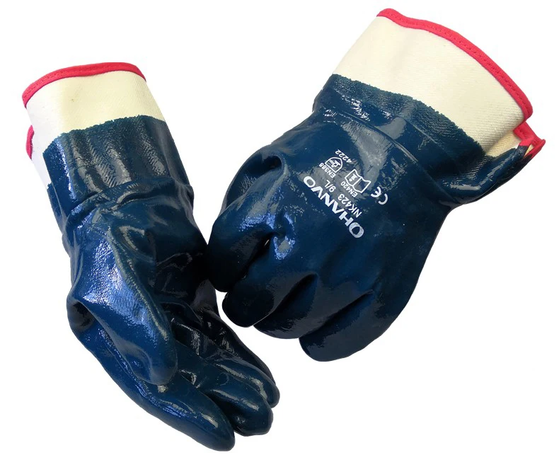 Guanti Termici Impermeabili Guanti Da Lavoro Dickies - Impermeabili, Antiolio, Antiurto, Con Fodera Thinsulate, Colore Blu Magliette Da Lavoro - Foto 9