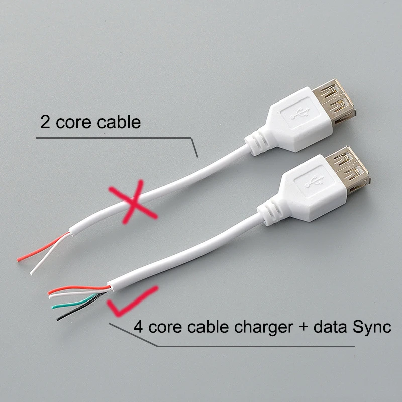 USB 2.0 High-Speed Male to Female Extension Cable - 1m Data Sync Extender Cord