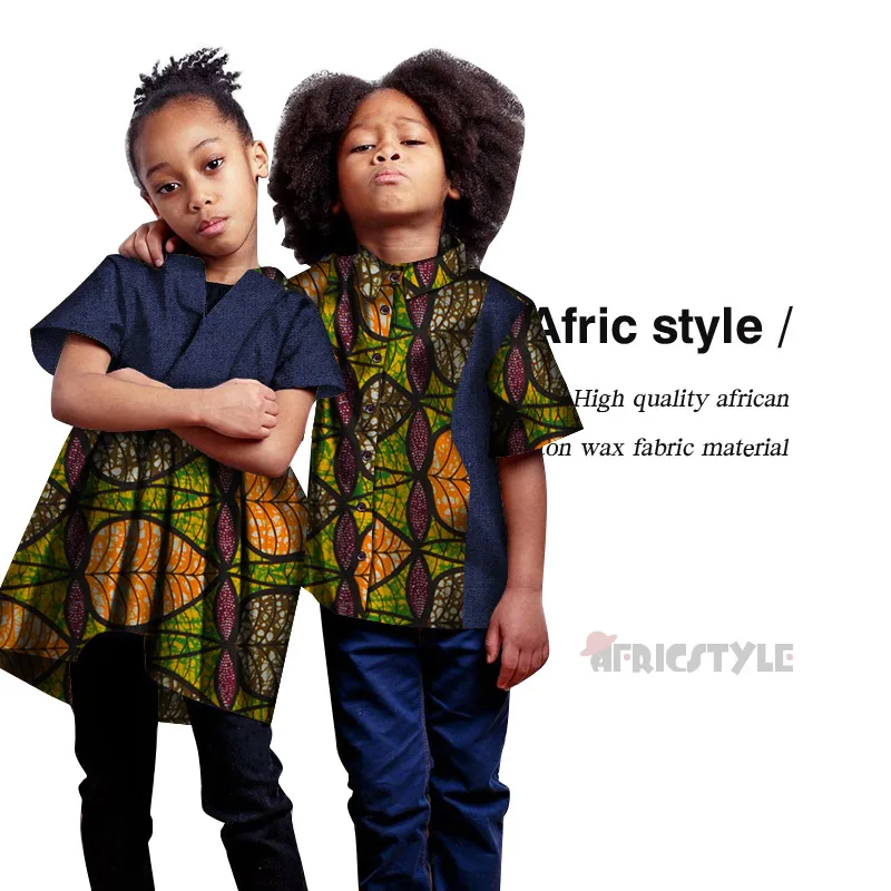 

2020 African children's clothes African style children's wear Fashion children's clothes 2 sets of wyq544