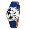 Montre à Quartz pour enfants, jolie montre-bracelet en cuir pour filles Mickey pour garçons et filles ► Photo 1/6