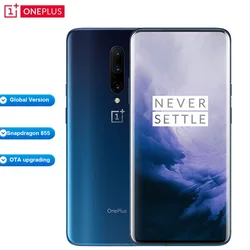 Глобальная версия смартфона OnePlus 7 Pro GM1913, 8 Гб 256 ГБ, мобильный телефон 12 Гб 256 ГБ, экран 6,67 дюйма 1440x3120, 90 Гц, 48 МП, 4000 мАч, NFC, 4G