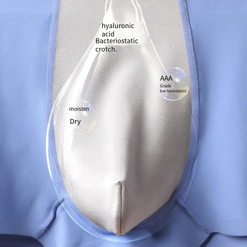 Couple Men's Triangle Women's Boxer Briefs Pure Cotton Sexy Korean Personality Youth Summer Breathable Shorts Head