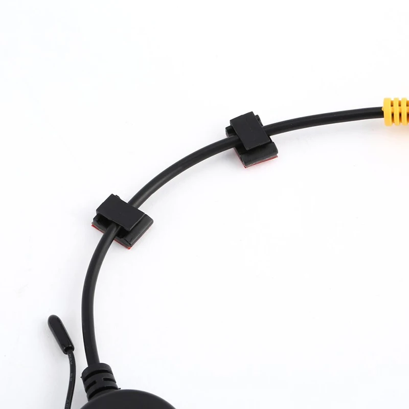 Car Self Adhesive Cable Clip Auto Driving Recorder Wire Management Clamps GPS Data Line Organizer Cord Tie Holder Fixed Clips