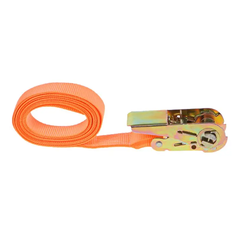 Porable Heavy Duty Tie Down Cargo Strap Luggage Lashing Strong Ratchet Strap Belt With Metal Buckle