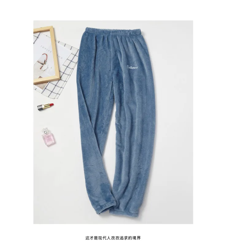 Зимние теплые фланелевые длинные пижамные штаны Feier, женские штаны высокого качества, новинка 2019, стильные пижамные штаны размера плюс