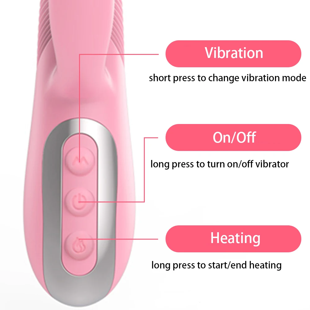 Tongue Dildo Vibrator For Women Vagina Heating Oral Licking Clit Sex Vibrator G-spot Clitoris Stimulate Adult Sex Toys for Women (6)
