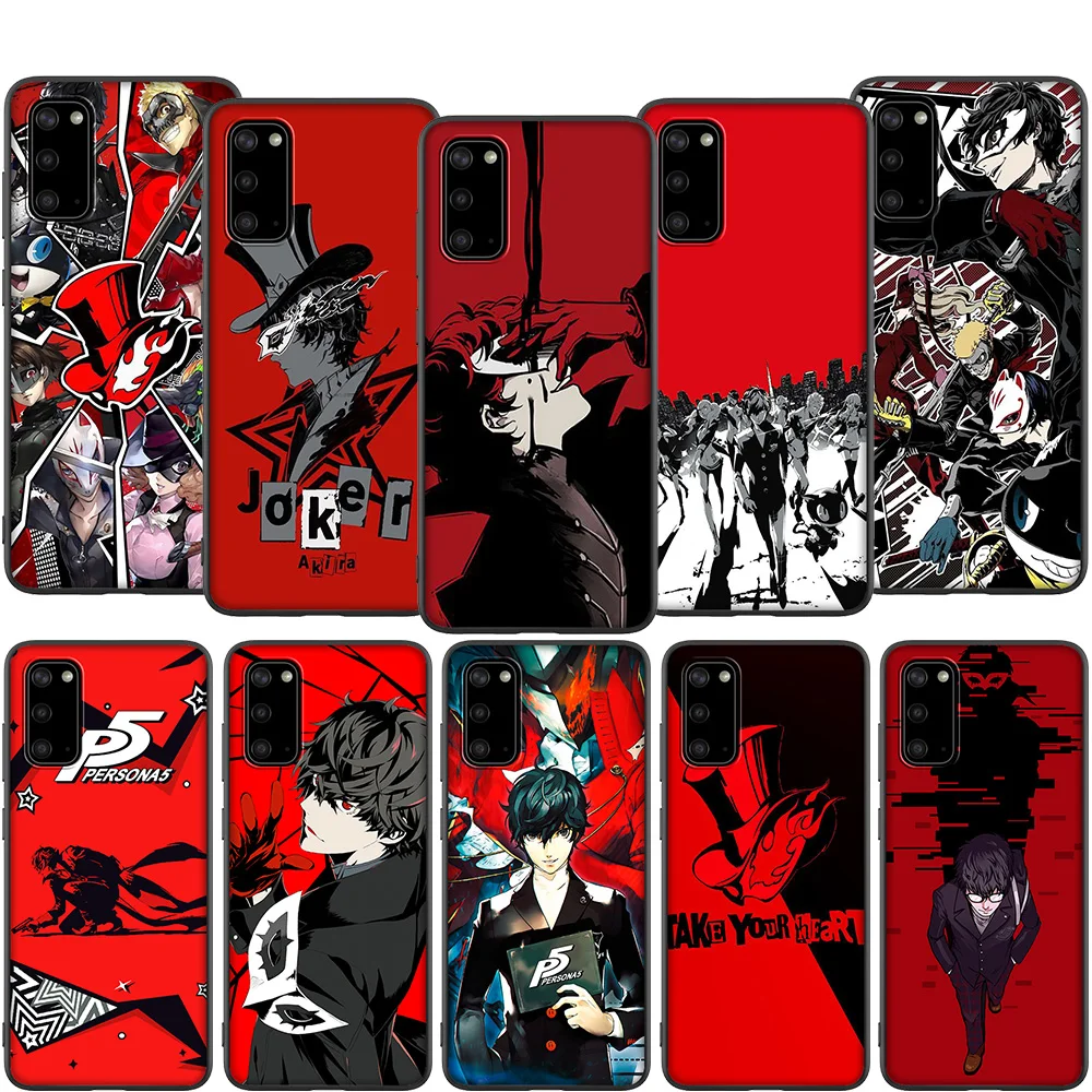 Мягкий чехол Lavaza Persona 5 P5 для Samsung Note A3 A5 A6 A7 A8 A9 A10s A20s A30s A40s A50s 10 A70 8 9 J6 Plus | Мобильные