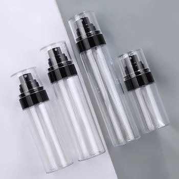 

1 Pcs Transparent Empty Spray Bottles 50ml/80ml/100ml/120ml Plastic Refillable Container Empty Cosmetic Containers