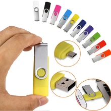 Более 10 шт. бесплатный логотип микро OTG USB флеш-накопитель 4 ГБ 8 ГБ 16 ГБ 32 ГБ 64 ГБ крутые подарки Android/PC накопитель диск карта памяти