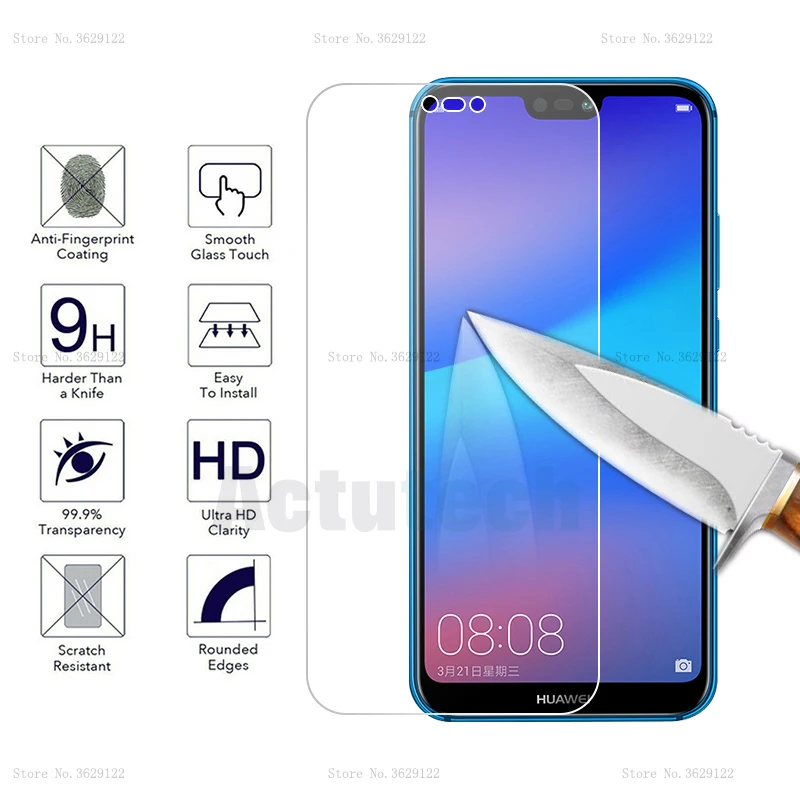 Стекло экрана для Huawei Nova 3 3i 2S Lite 2i Y5 Y6 Y7 Y9 2018 9H HD стекло закаленное с защитой от