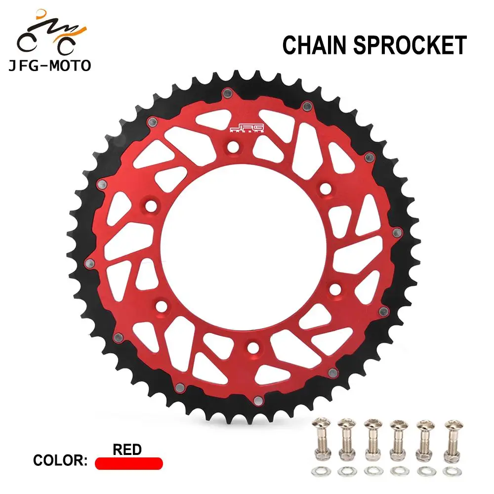 Цепная Звездочка CNC для мотоцикла HONDA CR125R CR125 CRF150F CRF250F CR250 CRF250R CRF450R CRF450X XR650R 45 47 48 49 50