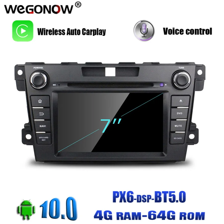 DSP Android 10 0 4 Гб Оперативная память 64GB/8 GB/core dvd плеер для автомобиля GPS карта RDS радио