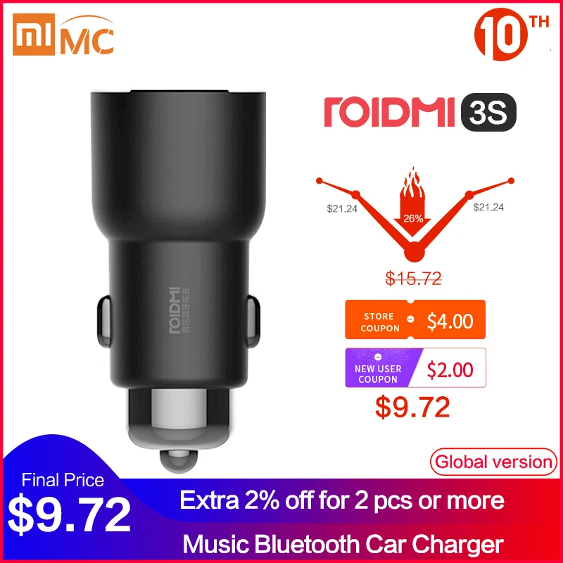 Xiaomi ROIDMI 3S za $9.46 / ~39zł