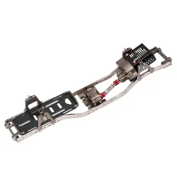 

Metal Wheelbase Assembled Frame Chassis for 1/10 RC Tracked Vehicles SCX10 90046