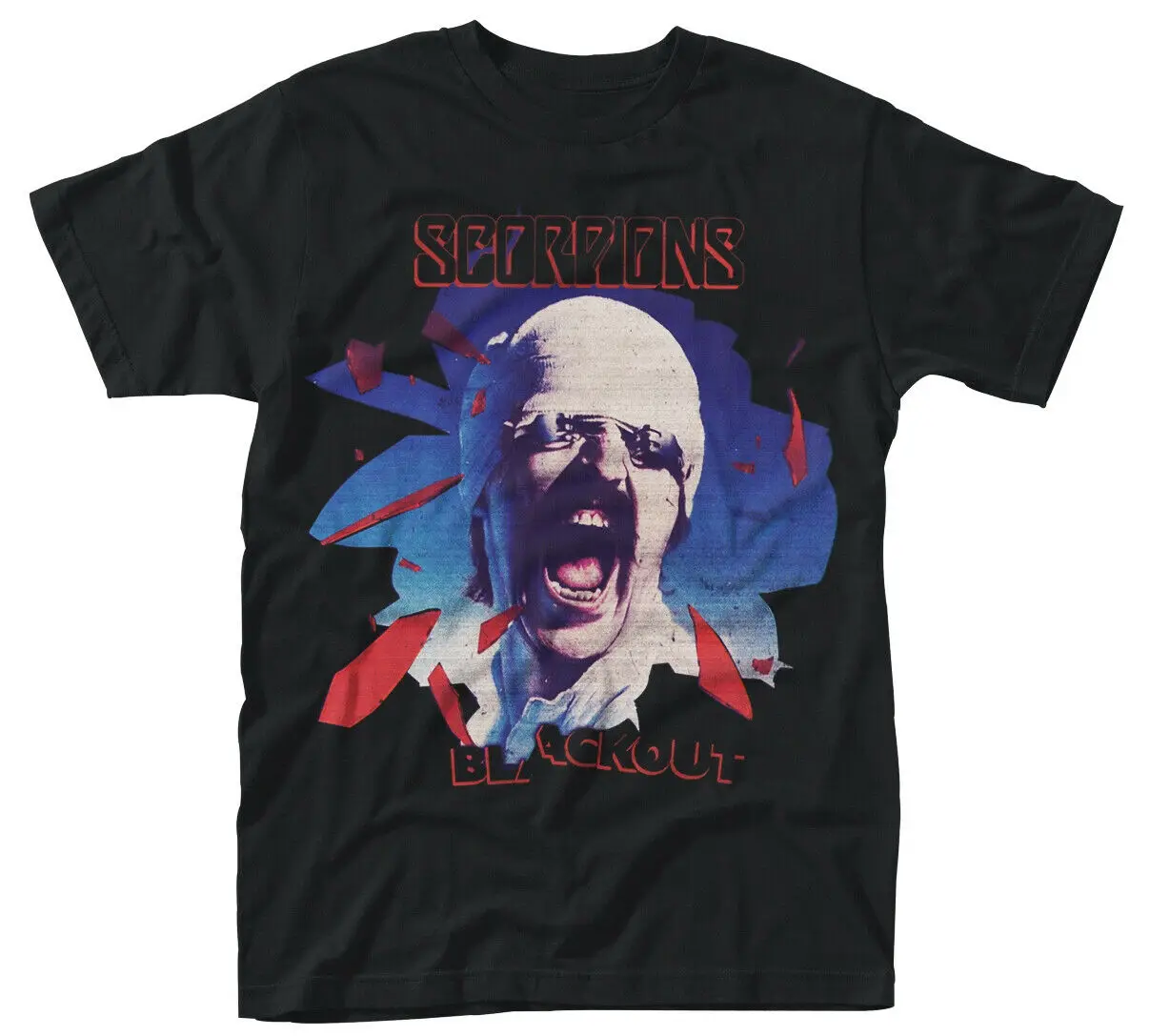Футболка Scorpions Blackout S M L XL XXL 3XL футболка Officl Metal Rock Band качественные топы