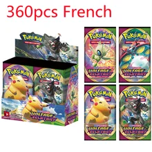 Cartes Pokémon françaises, 360 pièces, vif, tension, Styles de bataille, série TCG, boîte de Booster, Version française, jouet pour enfants